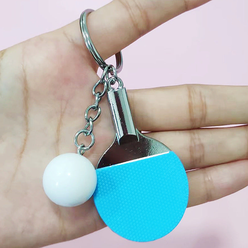 Wholesale Creative Table Tennis Ball Keychain